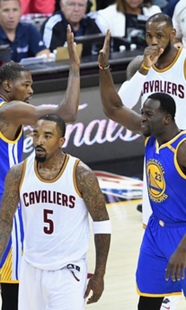 The Latest: Durant, Warriors rally to beat Cavs 118-113